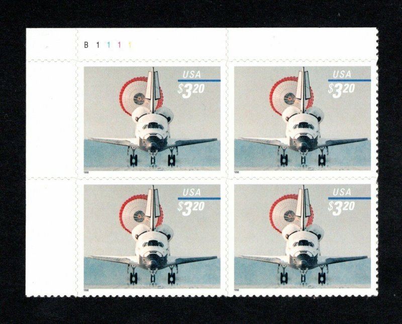 PB 3261 Shuttle Landing #B11111 Priority Mail 1998 MNH