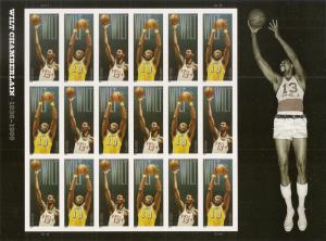 US 4950-4951 4951a Wilt Chamberlain forever sheet (18 stamps) MNH 2014