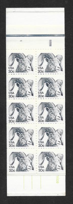 B142 Big Horn Sheep, Plate #29, Complete, scv: $350, Free Insured Shipping;