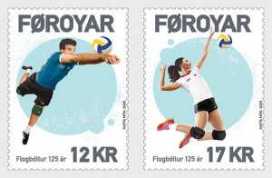2020 Faroe Is Volleyball (2) (Scott NA) MNH