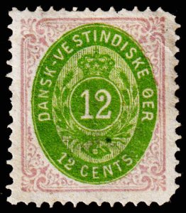 Danish West Indies Scott 11 (1877) Mint H G, Cat. Value $42.50 C