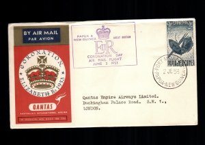 Papua New Guinea 133 coronation cover