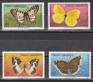 Turkey Scott 2421-2424 Mint NH (Catalog Value $20.35)