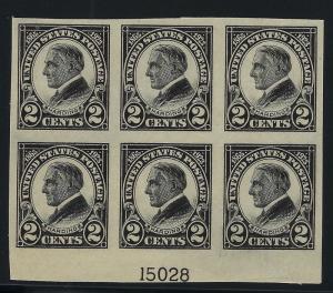 *611 PLATEBLOCK, VERY FINE, NEVER HINGED, SCOTT $90.00