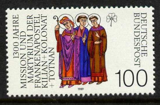 Germany 1580 MNH Saints Kilian, Colman & Totnan