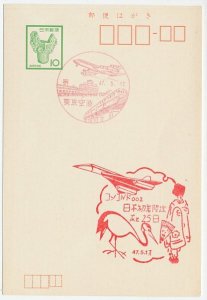 Card / Postmark Japan Train - Ship - Airplane - 