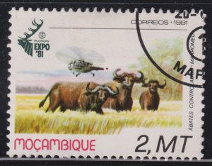 Mozambique 745 Water Buffalo 1981