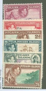 Pitcairn Islands #2-4/6-8 Mint (NH) Multiple