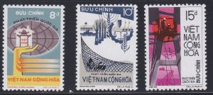 Viet Nam (South) # 457-459, National Development, NH, 1/2 Cat.