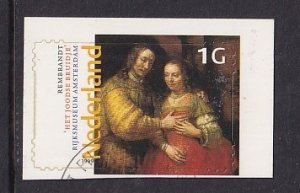 Netherlands  #1030   cancelled  1999 rembrandt  100c