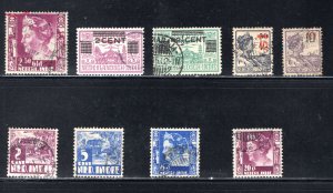 Netherlands Indies #188-9, 192, 194-5, 201, 206, 210-1   VF, Used ...  4220115