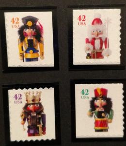 4368-71 MNH ATM Singles Nutcrackers Christmas 2008