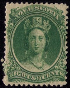 NOVA SCOTIA Sc 11 MLH 8-1/2c Green F-VF