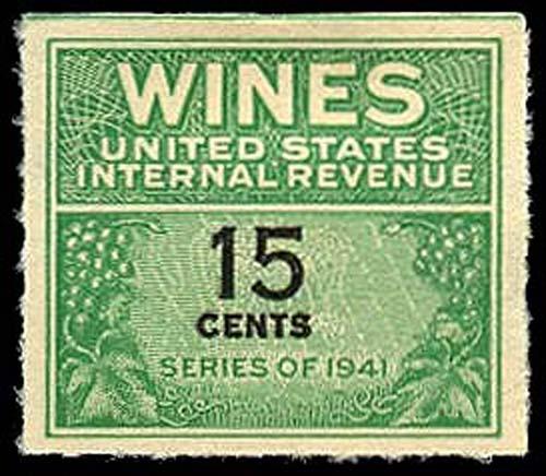 U.S. REV. WINES RE127  Mint (ID # 36105)