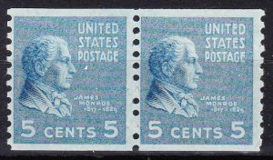 MOstamps - US Scott #845 Mint OG NH Coil Pair-Lot # DS-2736