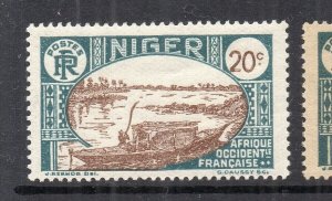 French Niger 1926-28 Early Issue Fine Mint Hinged 20c. NW-231136