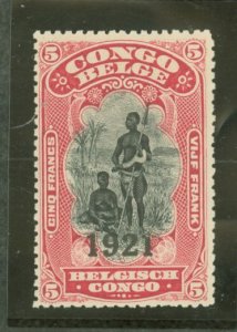 Belgian Congo #72 Mint (NH) Single