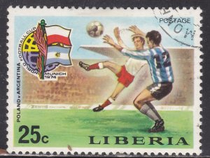 Liberia 682 World Cup Soccer 1974
