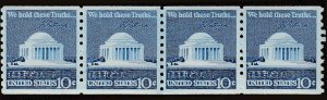 # 1520 MINT NEVER HINGED ( MNH ) Line Pair JEFFERSON MEMORIAL