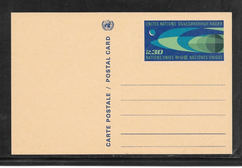 Just Fun Cover United Nations Geneva ux2 Unused Post Card (my1093)