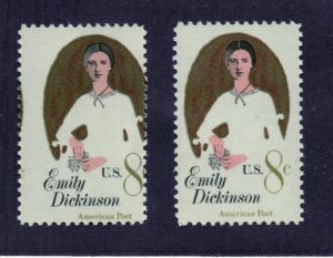 Scott #  1436  unused  OG MNH Perforation shift