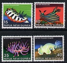 PAPUA NEW GUINEA - 1978 - Sea Slugs - Perf 4v Set - Mint Never Hinged