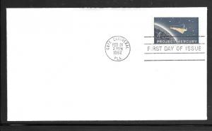 Just Fun Cover #1193 FDC PROJCT MERCURY FEB/20/1962 (my3552)