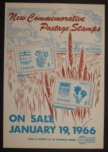 CANADA #425, 426 POST OFFICE NEW ISSUE POSTER