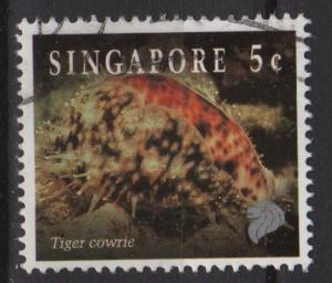 Singapore 1994 - Scott 674 used - 5c, Marine Life