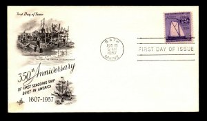 SC# 1095 FDC / Art Craft / Unaddressed - L10234 