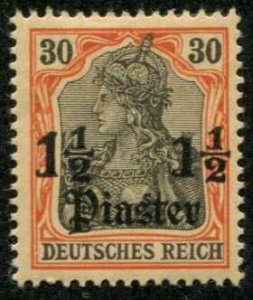 German Offices Turkey SC# 35 1-1/2pi  on 30pf on Germany MH