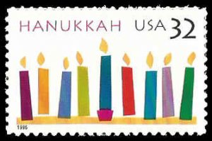 PCBstamps   US #3118 32c Hanukkah, MNH, (4)