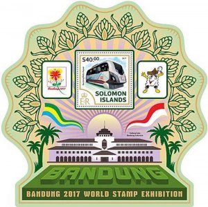 Solomon Islands - 2017 Bandung Exhibition - Souvenir Sheet - SLM17124b