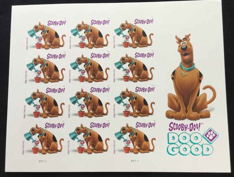 US #5299 MNH Pane of 12 (.50) Scooby-Doo