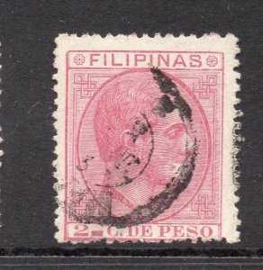 Philippines 1880s Classic Alfonso Used Value 2c. 182389