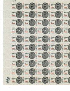 Search for Peace 5c US Postage Sheet #1326 VF MNH