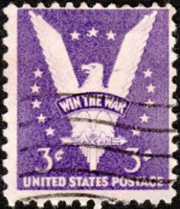 United States 905 - Used - 3c Eagle / Win the War (1942) (3)