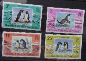 British Antarctic Territory 1979 Penguins set MNH