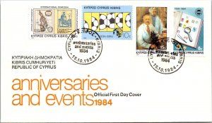 FDC Cyprus 1984 - Anniversaries & Events - Kibris - F37357