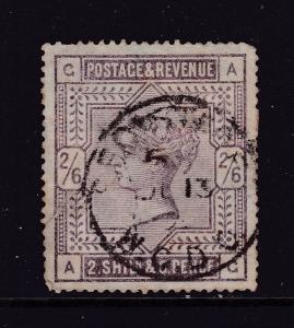 Great Britain a QV used 2/6 filler only