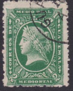 GUATEMALA  An old forgery of a classic stamp................................4878