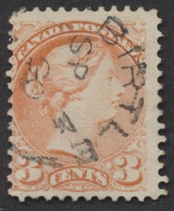 Canada Manitoba Postmark SON Birtle MAN Split Ring SP 4 90 #41 3c SQ