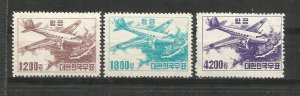 KOREA # C 6-C 8 ,  MNH