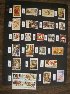 Christmas Stamps, Madonna & Child & Contemporary, 1974-84, MNH Beauties