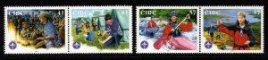 IRELAND SG1516/9 2002 75TH ANNIVERSARY OF SCOUTING IRELAND MNH