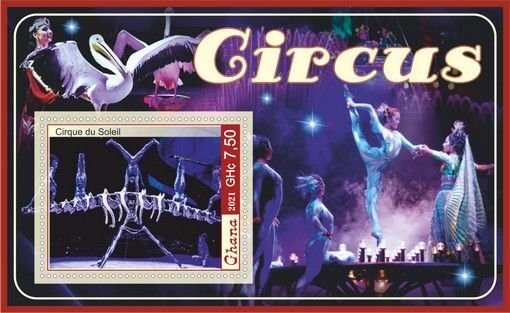Stamps. Circus 2021 year 6 sheets perforated MNH**