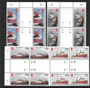 BRITISH ANTARCTIC TERR. SG325/8 2000 PRS ERNEST SHACKLETON SUPPLY SHIP  MNH