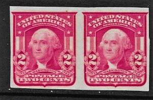 US 1906 Sc. #320 FVF NH Pair, Cat. Val. $70.00