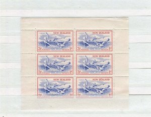 NEW ZEALAND; 1960s early Health issue fine Mint hinged SHEET