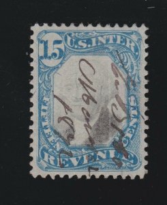 US R110 15c Internal Revenue Used VF SCV $100